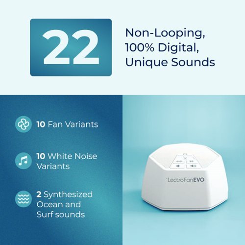 Adaptive Sound Technologies LectroFan EVO White Noise Machine