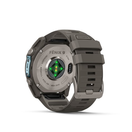 Garmin fēnix 9 AMOLED GPS Smartwatch 51mm Fiber-reinforced polymer - Pebble Gray Silicone Band - (2026) BUY ONLINE