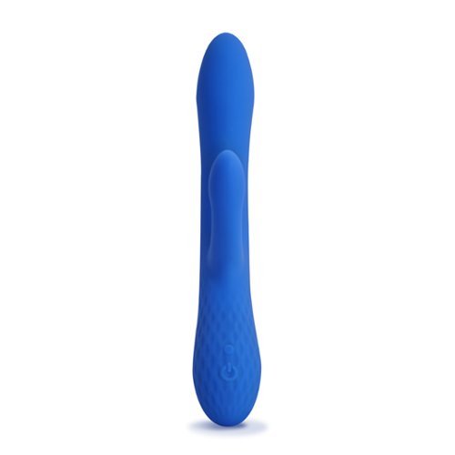 plusOne - Luxe Dual Massager - Blue-Front_Standard 
