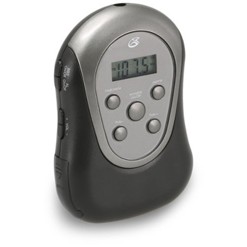 GPX - Digital AM/FM Armband Radio, R300S - Black-Front_Standard 