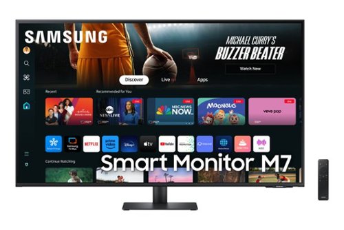Samsung - M70D 43 LED 4K UHD 60Hz 4ms Smart Monitor with HDR 10 (HDMI, USB)