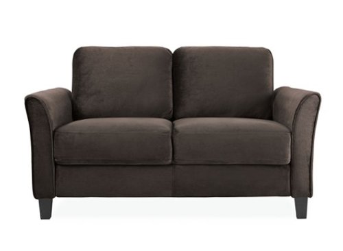 Lifestyle Solutions - Westin Two Seat Curved Arm Microfiber Loveseat