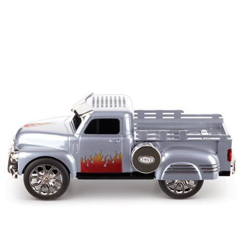 QFX Bluetooth TWS Speaker with LED Party Lights - Silver WORLDWIDE DELIVERY