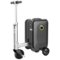 Airwheel - SE3S Smart Rideable Carry On Suitcase Electric Luggage Scooter For Travel - Black-Front_Standard
