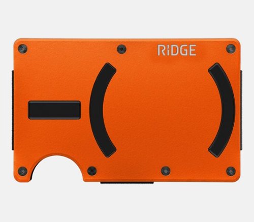 The Ridge Wallet MAGSAFE WALLET- Basecamp Orange GLOBAL SHIPPING
