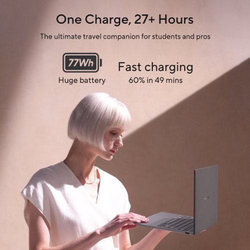 ASUS Zenbook S14 14 OLED Touch Laptop - Intel Core Ultra 7 356H - 32GB Memory - 1TB SSD - Copilot+ PC - Antrim Gray BUY ONLINE