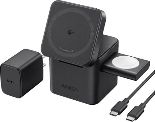 Anker - MagGo Wireless Charging Station - Black