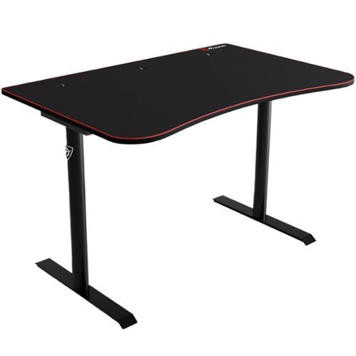 Arozzi - Arena Fratello Gaming Desk - Black-Front_Standard 