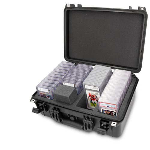 bgs graded card storage box G-PLUS Fit PSA SGC FGS (Small, Orange & Black) and extremely long lasting BGS PSA Card Storage Case