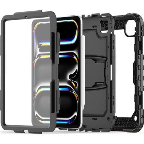 SaharaCase Raider Series Heavy-Duty Case for Apple iPad Pro (M4) 13 2024 - Scorpion Black GLOBAL SHIPPING