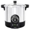 Presto - 23 Quart Digital Pressure and Water Boiling Canner, LED Digital Display - Black/Silver-Front_Standard
