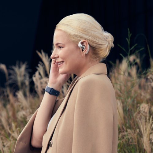 Shokz OpenFit Pro Open-Ear True Wireless Active Noise Reduction Earbuds - White WHERE TO BUY