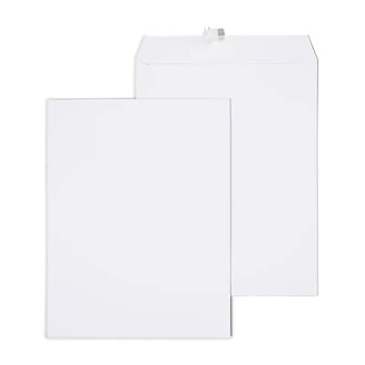 Staples - Gummed Catalog Envelopes, 10"L x 13"H, 100/Box - White-Front_Standard 