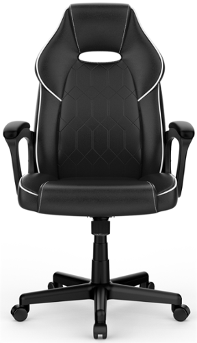 ACGAM - Gaming Office Chair Full-Size, Ergonomic Backrest, Superior PVC Leather, Height & Tilt Adjustment, 360 Swivel Caster -