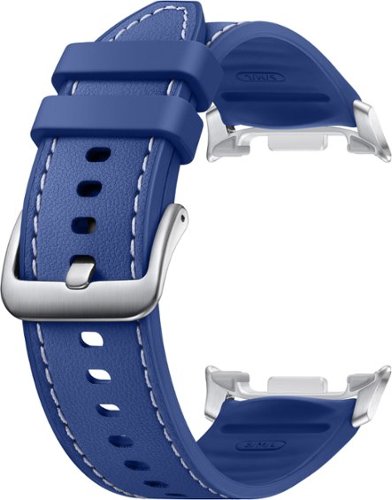 Samsung - Hybrid Band for Galaxy Watch8 and Galaxy Watch8 Classic S/M/L - Blue