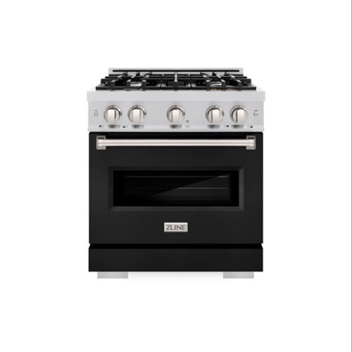 ZLINE - 30" Classic Gas Range with 4 Burner Cooktop and Convection Oven (CGR-BLM-30) - White Matte-Front_Standard 