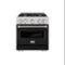 ZLINE - 30" Classic Gas Range with 4 Burner Cooktop and Convection Oven (CGR-BLM-30) - White Matte-Front_Standard