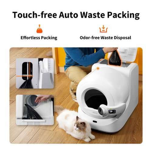 Petkit Purobot Ultra Self-Cleaning AI Litter Box with Facial Recognition - White SHOP ONLINE