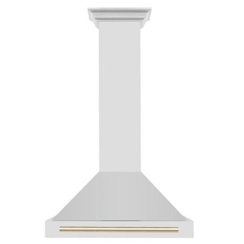 ZLINE Autograph Edition - 30 inches - Externally Vented - Wall Range Hood - Stainless Steel