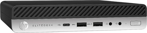 HP - Refurbished EliteDesk Desktop - Intel Core i5 - 16GB Memory - 256GB Solid State Drive - Black-Angle_Standard 