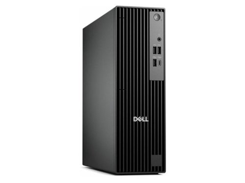 Dell - Pro QCS1250 Slim PC - Intel Core Ultra 5 235 - 16 GB - 512 GB SSD - Windows 11 Pro - 180W 56TWD - Black-Front_Standard 