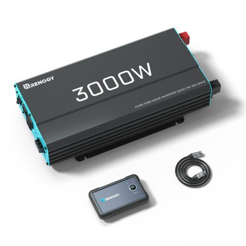 Renogy 3000W 12V Pure Sine Wave Inverter - Black