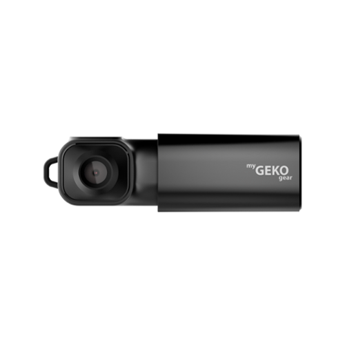 myGEKOgear - GekoGear Moto Snap 1080p Motorcycle Wi-Fi Dash Cam - Black-Front_Standard 