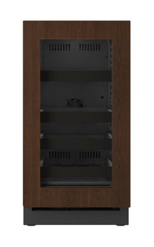 U-Line - 18"W. 3.5 Cu.Ft. Built-In Beverage Center - Panel Ready Frame/Glass - Integrated Frame