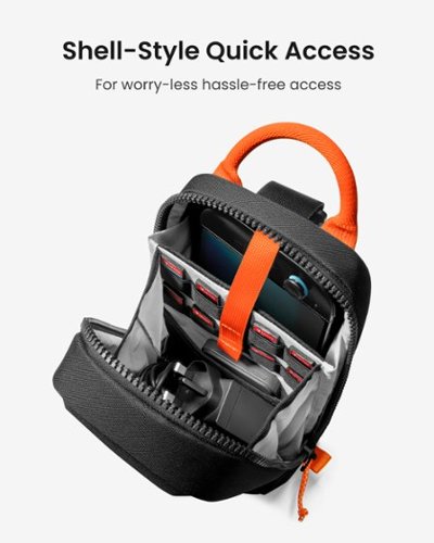 tomtoc Sling Crossbody Bag for Nintendo Switch 2 Model 2025, Protective Portable Chest Carrying Gaming Pouch - Black WORLDWIDE DELIVERY