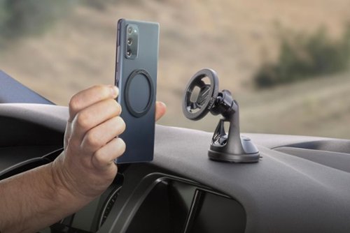 Scosche MagSafe / Popsocket Compatible Window / Dash Mount for Mobile Phones - Black GLOBAL SHIPPING