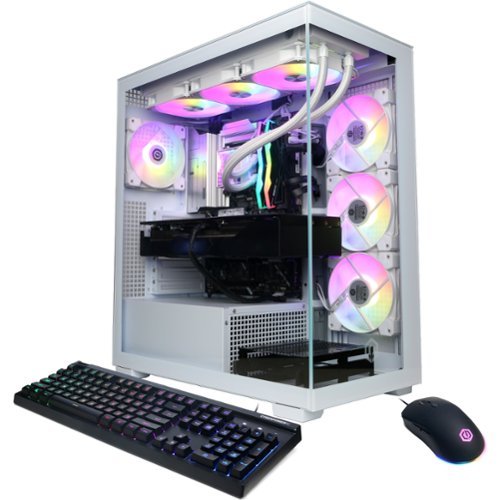 CyberPowerPC - Gamer Supreme Gaming PC - Intel Core Ultra 9 285K - 64GB RGB Memory - NVIDIA GeForce RTX 5080 16GB - 4TB PCIe 4.0 SSD - White