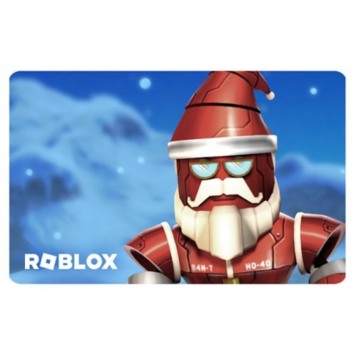 Roblox - $25 Happy Holidays Santa Scene Digital Gift Card [Includes Virtual Item] [Digital]-Front_Standard 