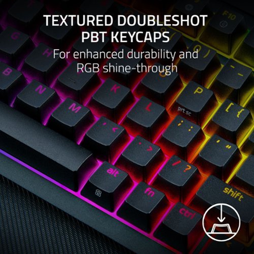 Razer BlackWidow V4 Pro 75% Wireless Orange Switch Gaming Keyboard with Hot-Swappable Design - Black WHERE TO BUY