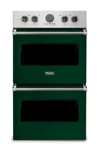 Front. Viking - 30" Viking Professional 5 Series Built-In Double Electric Convection Wall Oven - Ivy - Ivy.