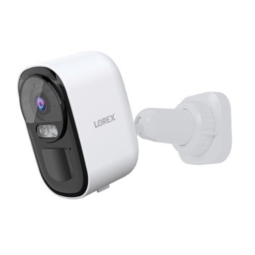 Lorex - Connect 2K Wi-Fi Battery-Powered Security Camera - White