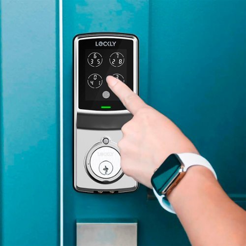 Lockly Model 7S Deadbolt Smart Lock with Touchscreen/Key Access/Auto Lock/Bluetooth App Control - Satin Nickel BUY IN QATAR
