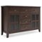 Simpli Home - Artisan Sideboard Buffet - Dark Chestnut Brown-Front_Standard