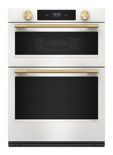 KitchenAid - 30-inch Smart Electric Combo Wall Oven with Assisted Cooking Modes - Porcelain White
