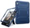 DTTO - Shockproof Case for iPad A16 11-inch & ipad 10th10.9-inch with Built-in Screen Protector, Full Body Protective Cover - Navy Blue-Front_Standard