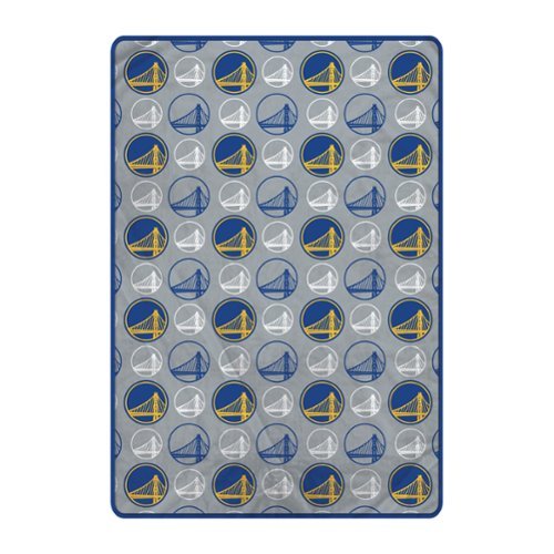 Pegasus - Golden State Warriors 66" x 95" Oversized Logo Roll Ultra Cozy Blanket - Multicolor-Front_Standard 