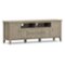 Simpli Home - Warm Shaker 72W Low TV Stand with Drawers, Doors and Cubbies - Distressed Gray-Front_Standard