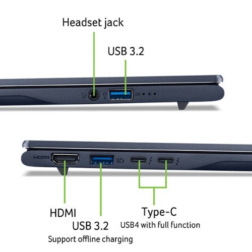 Acer Swift 14 AI – 14 WUXGA Touch Laptop - Copilot+ PC – Intel Core Ultra 7 – 32GB Memory – 1TB SSD - Steam Blue WHERE TO BUY