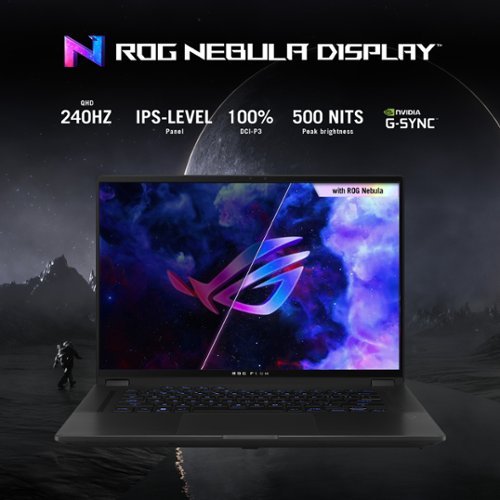 ASUS ROG Flow X16 16 2.5K 240Hz 3ms Gaming Laptop - Intel Core i9 - 32GB DDR5 - GeForce RTX 4060 - 1TB SSD - Off Black BUY IN QATAR
