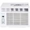 Keystone - 350 Sq. Ft 8,000 BTU Window-Mounted Air Conditioner - White-Front_Standard