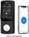 Lockly - Model 7S Deadbolt Smart Lock with Touchscreen/Key Access/Auto Lock/Bluetooth App Control - Matte Black-Front_Standard