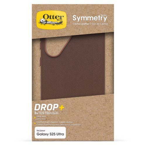 OtterBox Symmetry Cactus Leather Series Hard Shell for Samsung Galaxy S25 Ultra - Brown WORLDWIDE DELIVERY
