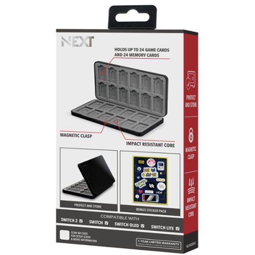 NEXT Game Vault Case for Nintendo Switch 2 and Switch - Black WHERE TO BUY