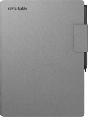 reMarkable Paper Pro - Polymer Weave Book Folio for your 11.8'' Paper Tablet - Gray