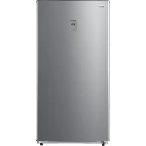 Front. Frigidaire - 18 Cu. Ft. Garage Ready Upright Convertible Freezer / Refrigerator - Fingerprint-Resistant Stainless Steel Look.