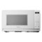 Midea - 0.9 Cu. Ft. Compact Countertop Microwave Oven, 900W, 11 Power Levels - White-Front_Standard